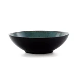 Elama Floral Accents 16-Piece Blue Stoneware Dinnerware Set, Service for 4 thumbnail 7