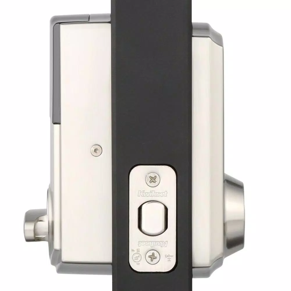 Kwikset SmartCode 916 Z-Wave Smart Deadbolt with SmartKey Security, Satin Nickel