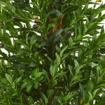 Nearly Natural 4.5 ft. Artificial Olive Cone Topiary Tree - UV-Resistant Indoor/Outdoor Greenery thumbnail 3