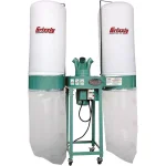 Grizzly Industrial 4 HP Dust Collector with 3552 CFM Suction and 14.5 in. Radial Fin Impeller thumbnail 1