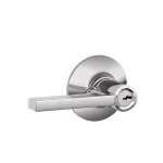 Schlage Latitude Keyed Entry Door Lever - Bright Chrome thumbnail 1