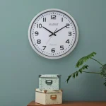 La Crosse Technology 20 in. Atomic Analog Wall Clock with Brushed Aluminum Frame thumbnail 8