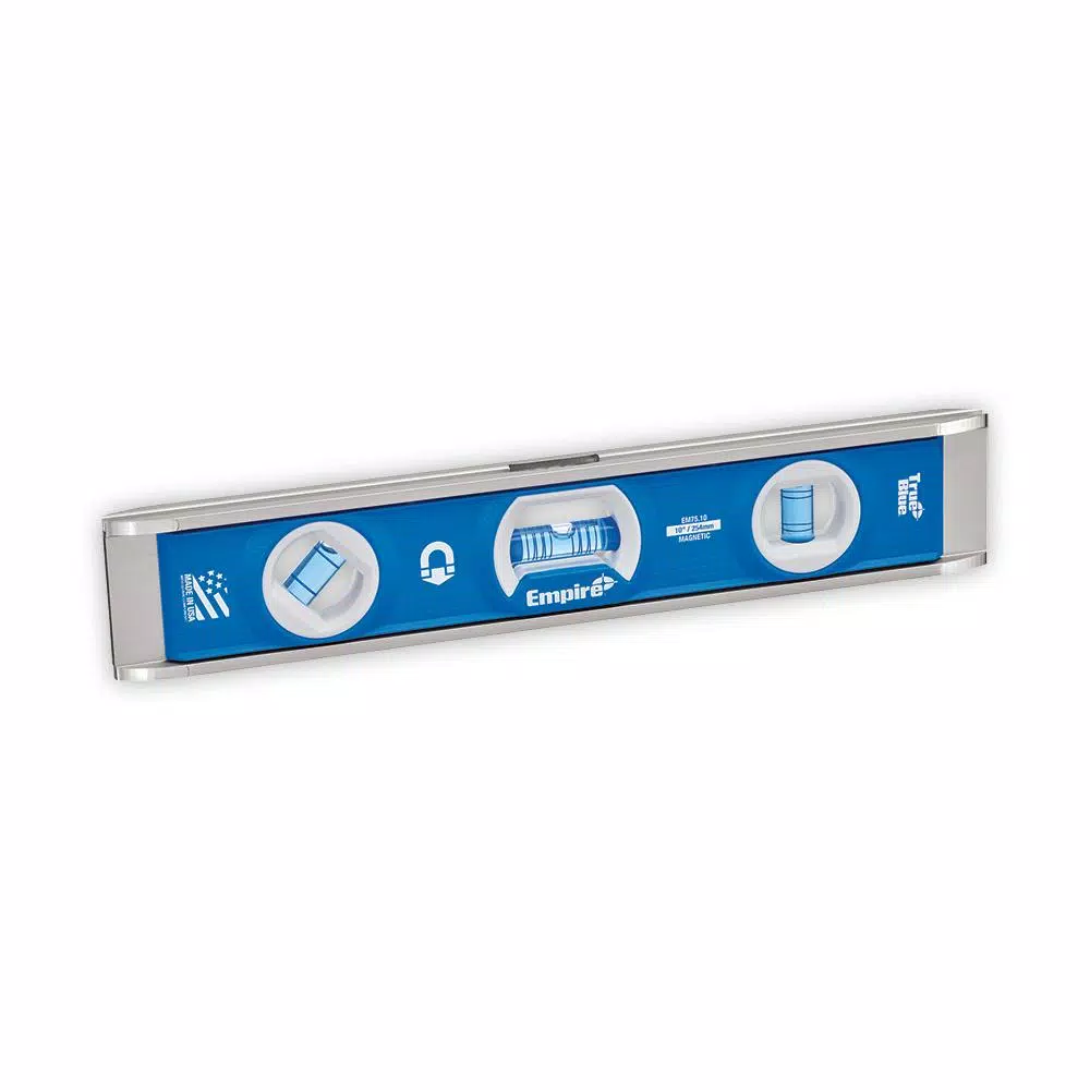Empire True Blue 10 in. Magnetic Torpedo Level with Dual Vari-Pitch Vials