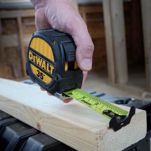 DEWALT 35 ft. x 1-1/4 in. Heavy-Duty Framing Tape Measure with Reinforced ABS Housing