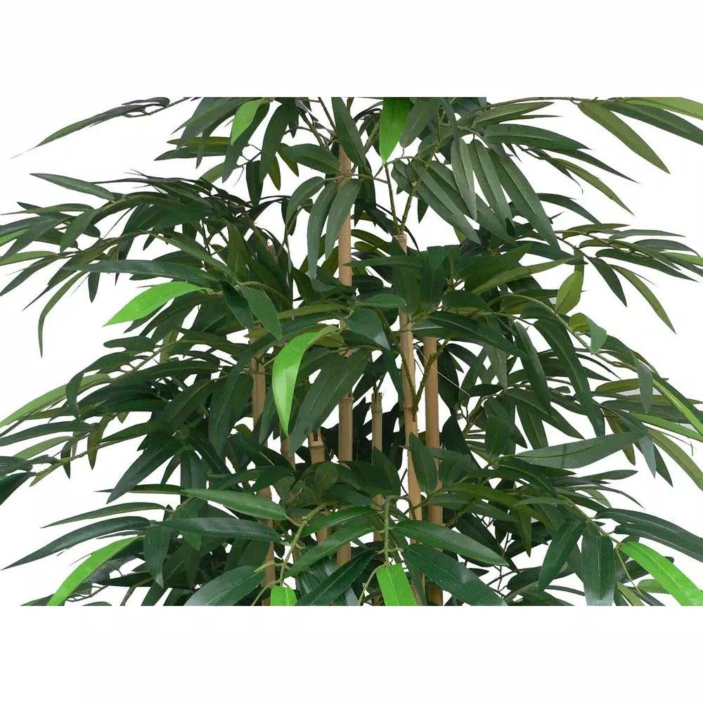 Vintage Home 72 in. Artificial Bamboo Tree with Wicker Planter Set of 2