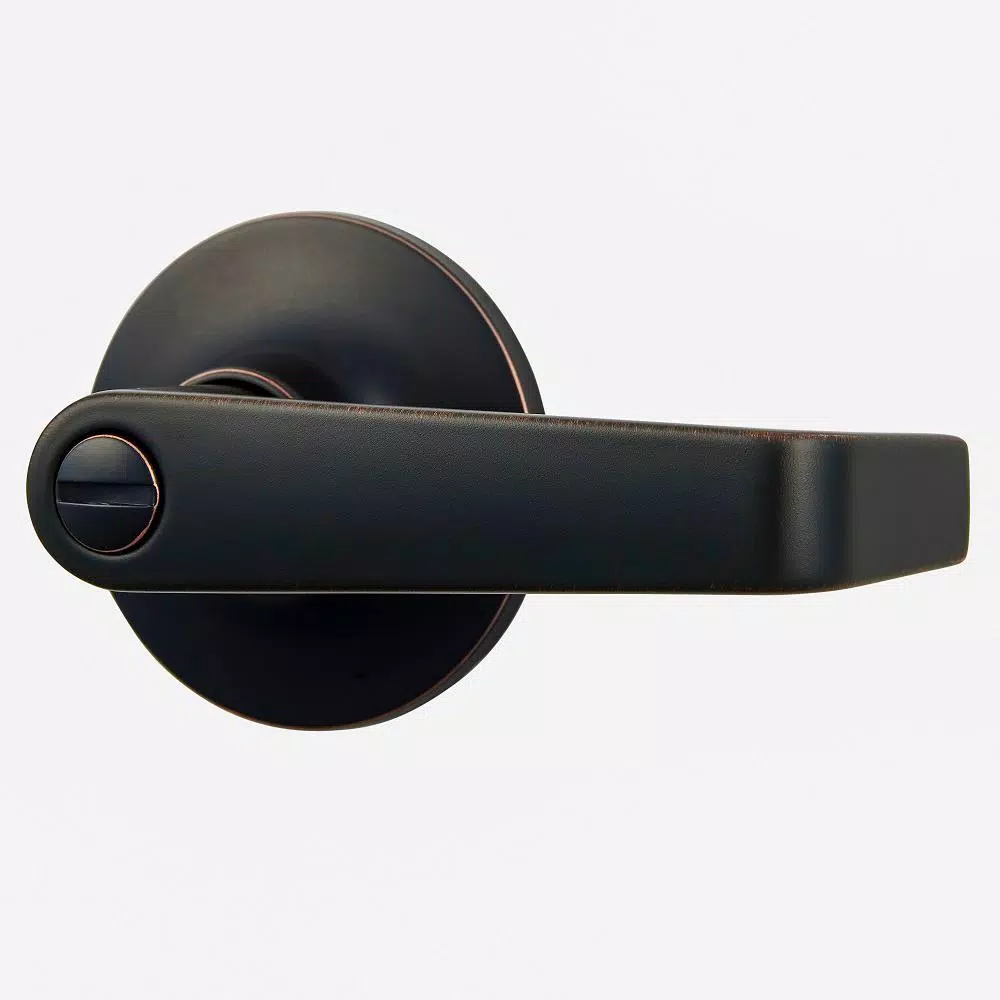 Universal Hardware Commercial Aged Bronze Privacy Bed/Bath Door Lever, ANSI Grade 2, ADA Compliant
