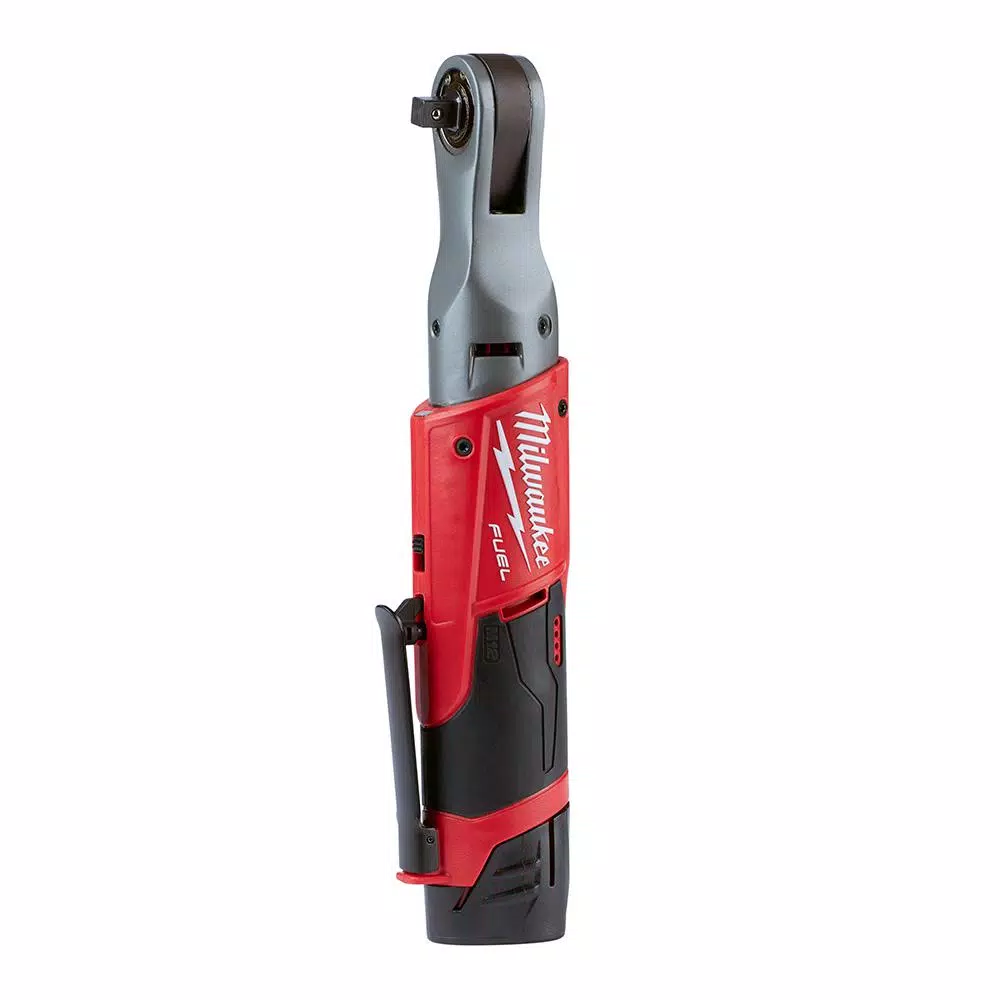 Milwaukee M12 FUEL 3/8 in. Brushless Cordless Ratchet Kit with 2.0 Ah Battery