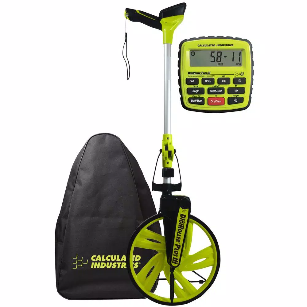 Calculated Industries DigiRoller Plus III 12.5 in. Digital Measuring Wheel
