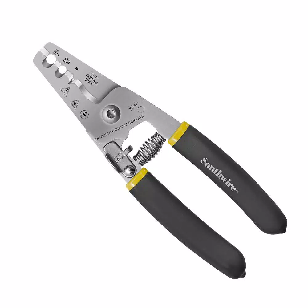 Southwire XS-C1 Stainless Steel Coax Cable Cutter and Stripper for RG59, RG6, and RG6Q