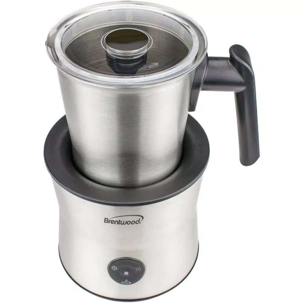 Brentwood Appliances Brentwood GA-401S 15 oz. Cordless Electric Milk Frother, Warmer and Hot Chocolate Maker - Silver