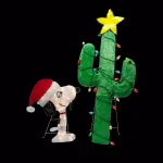 Peanuts 48 in. Peanuts Spike and Decorated Cactus 2D LED Pre-Lit Yard Decor thumbnail 1