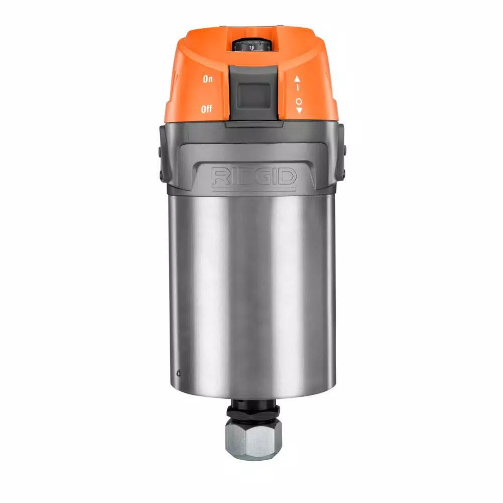 RIDGID 2 HP 11 Amp 1/2 in. Heavy-Duty Corded Router with Fixed and Plunge Bases