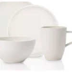 Villeroy & Boch Artesano 4-Piece White Porcelain Dinnerware Set, Service for 1 thumbnail 2