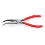 KNIPEX 8 in. Angled Long Nose Pliers with Cutter, 40° Bent Snipe Nose Side Cutting Pliers thumbnail 2