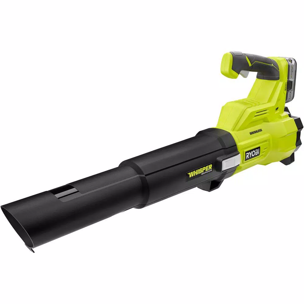 RYOBI 18V ONE+ Brushless Jet Fan Handheld Blower Kit with 4 Ah Battery and Charger