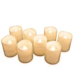 Lavish Home 8-Piece LED Flameless Votive Wax Style Candle Set with Vanilla Scent thumbnail 3