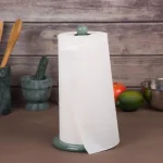Creative Home Natural Green Marble Paper Towel Holder - 12.5 in. Heavyweight Kitchen Towel Dispenser thumbnail 4