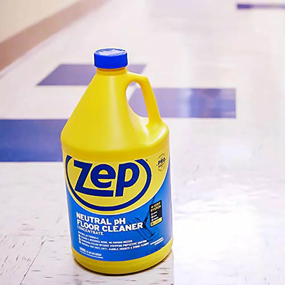 Zep Neutral pH Floor Cleaner, 1 Gallon Concentrated Formula