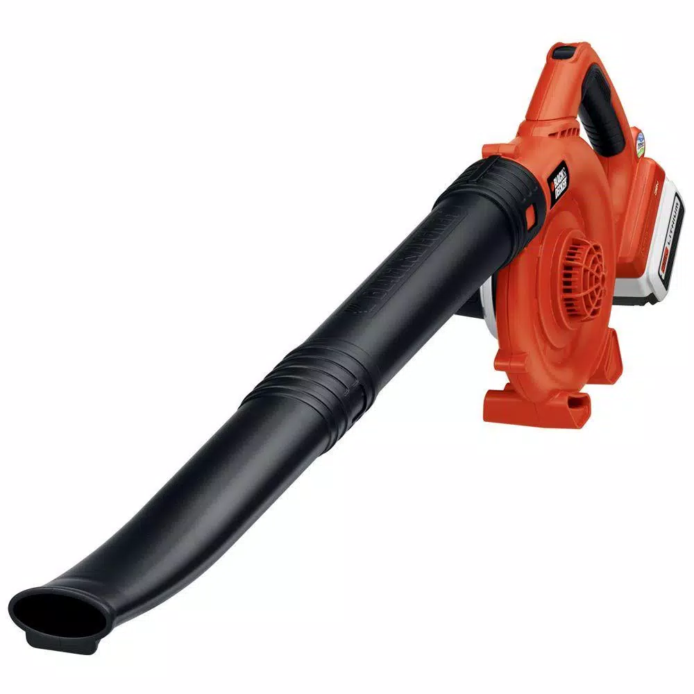 BLACK+DECKER 40V MAX Cordless Handheld Leaf Sweeper, 120 MPH, 90 CFM, with 1.5 Ah Battery and Charger
