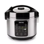 Aroma 12-Cup Smart Carb Rice Cooker and Multicooker, Stainless Steel thumbnail 1