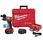 Milwaukee M18 FUEL ONE-KEY 1/2 in. Brushless Hammer Drill/Driver Kit with (2) 5.0 Ah Batteries thumbnail 1