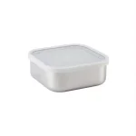 Tramontina 3-Piece Stainless Steel Square Food Storage Container Set with Frosted Lids thumbnail 6