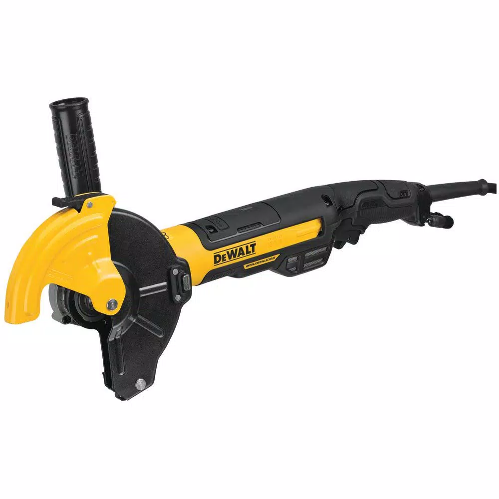 DEWALT 13 Amp Brushless 6 in. Corded Angle Grinder with Adjustable Cut-Off Guard
