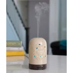 Airome Airom Home Sweet Home Ultrasonic Essential Oil Diffuser - 9.3 in Ceramic Farmhouse Decor thumbnail 2