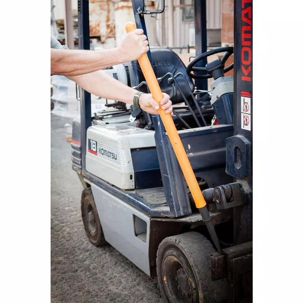 Nupla 44 in. Composite Fiberglass Non-Conductive Pry Bar with Single End and Pointed Tips
