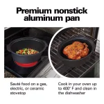 Hamilton Beach 6 Qt. Stovetop Sear and Cook Programmable Slow Cooker, Stainless Steel thumbnail 4