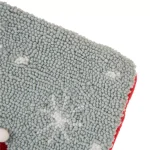Glitzhome 19 in. Polyester Fox Hooked Christmas Stockings, 2-Pack thumbnail 4