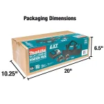 Makita 18V LXT Lithium-Ion Battery and Dual Port Rapid Optimum Charger Starter Pack (5.0Ah) thumbnail 3