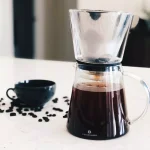ZASSENHAUS 6-Cup Clear Pour Over Coffee Maker - Borosilicate Glass & Stainless Steel Brewer thumbnail 5