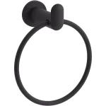 KOHLER Kumin Matte Black Towel Ring thumbnail 1