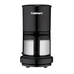 Cuisinart DCC-450BK 4-Cup Black Drip Coffee Maker with Stainless Steel Carafe thumbnail 1
