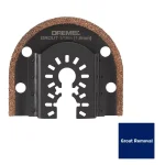 Dremel Multi-Max 1/16 in. Carbide Oscillating Tool Universal Grout Removal Blade thumbnail 3