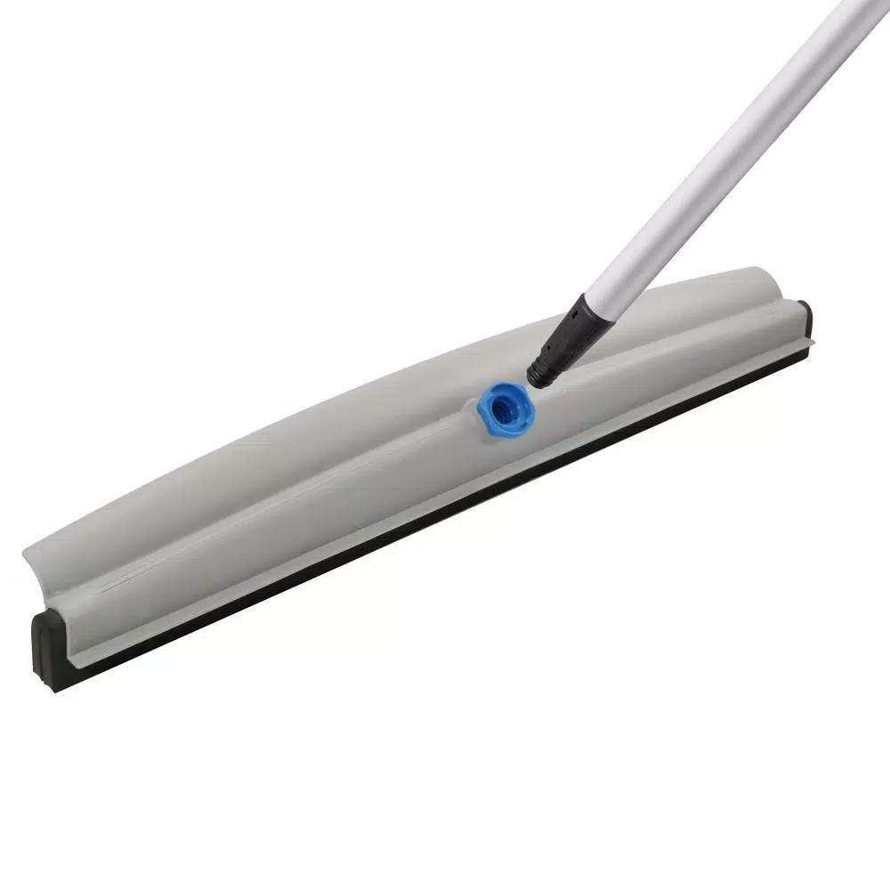Unger Lock-On 25 in. Hooded Foam Rubber Floor Squeegee - No Handle