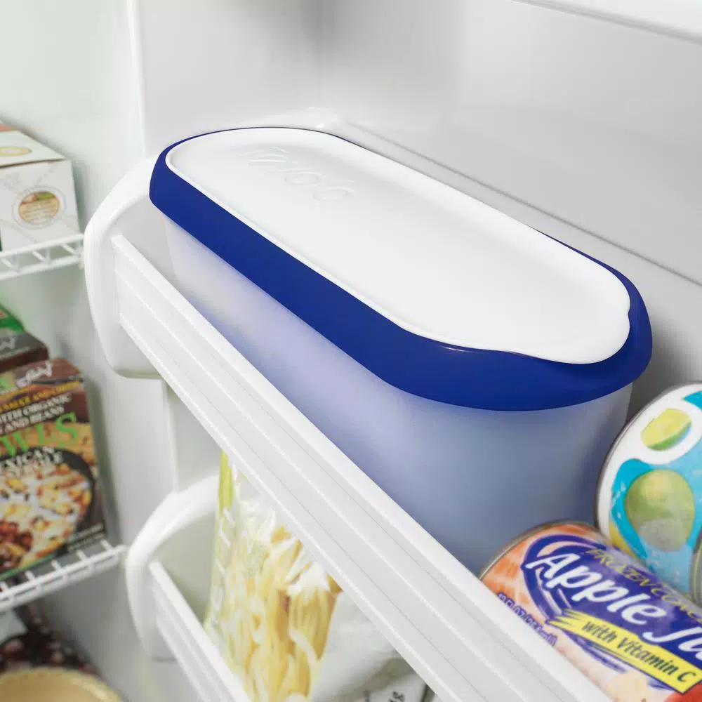 Tovolo Glide-A-Scoop 1.5 Qt. Insulated Ice Cream Tub, Airtight Reusable Freezer Container, Deep Indigo