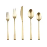 Fiesta Spark Champagne Satin 20-Piece Flatware Set, Service for 4, 18/0 Stainless Steel thumbnail 1