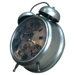 Yosemite Home Decor Gunpowder and Brass Gears Analog Table Top Clock thumbnail 2