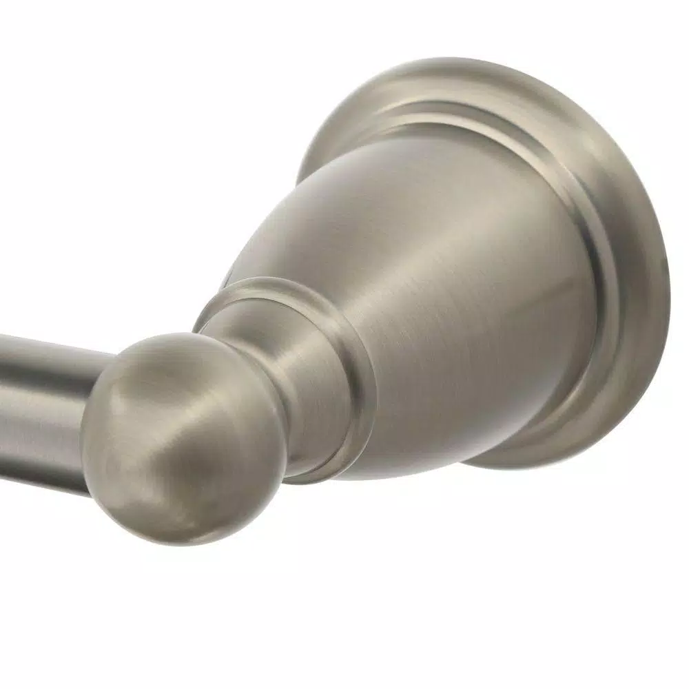 MOEN Brantford 18 in. Single Towel Bar, Brushed Nickel, Transitional Style