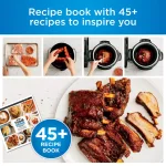 Ninja Foodi 6.5 Qt. Black Stainless Steel Electric Pressure Cooker and Air Fryer with TenderCrisp Technology thumbnail 7