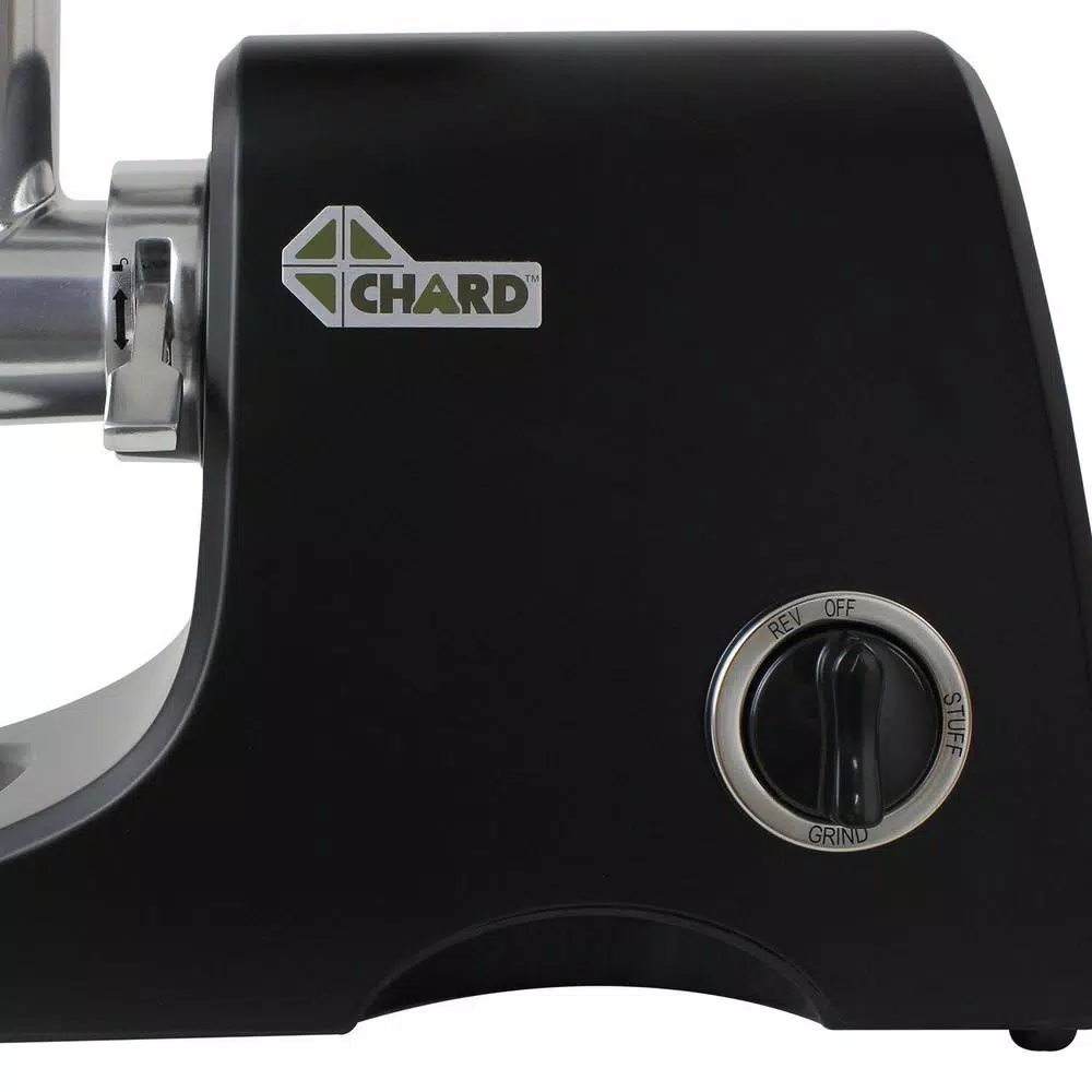 Chard Collection No. 12 500W Black Stainless Steel Meat Grinder