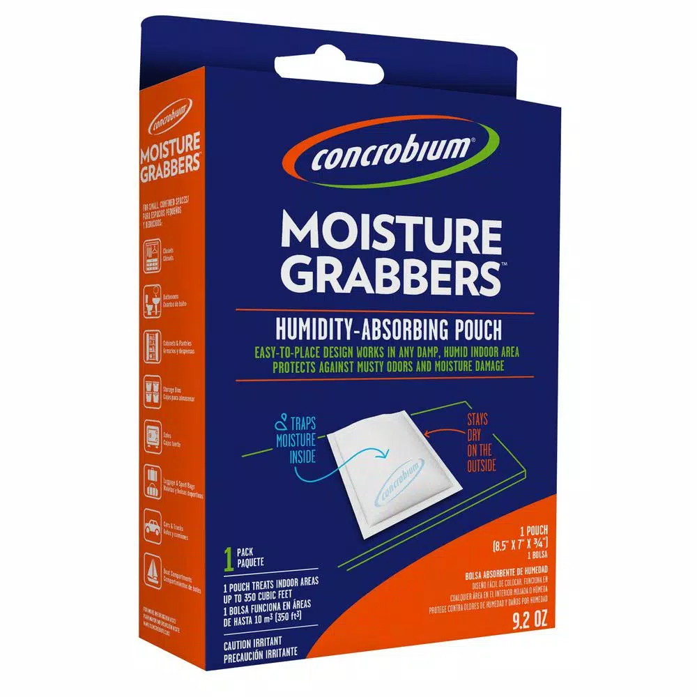 Concrobium Moisture Grabbers Humidity Absorbing Pouch, 9.2 oz