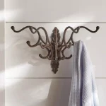 3R Studios Fountain Cast Iron Wall Hooks - Rustic 15-Hook Organizer thumbnail 6