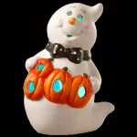 National Tree Company 6 in. Lighted Ghost Halloween Decor with Color-Changing LED Lights thumbnail 1