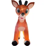Fraser Hill Farm 15 ft. Pre-Lit Reindeer Christmas Inflatable with Moving Head thumbnail 8
