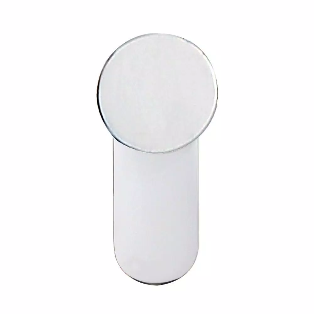 MODONA Oval Single Robe and Towel Hook, Polished Chrome