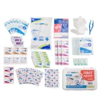 Unbranded 96-Piece 10-Person OSHA Compliant Poly First Aid Kit with Wall Mount Bracket thumbnail 2