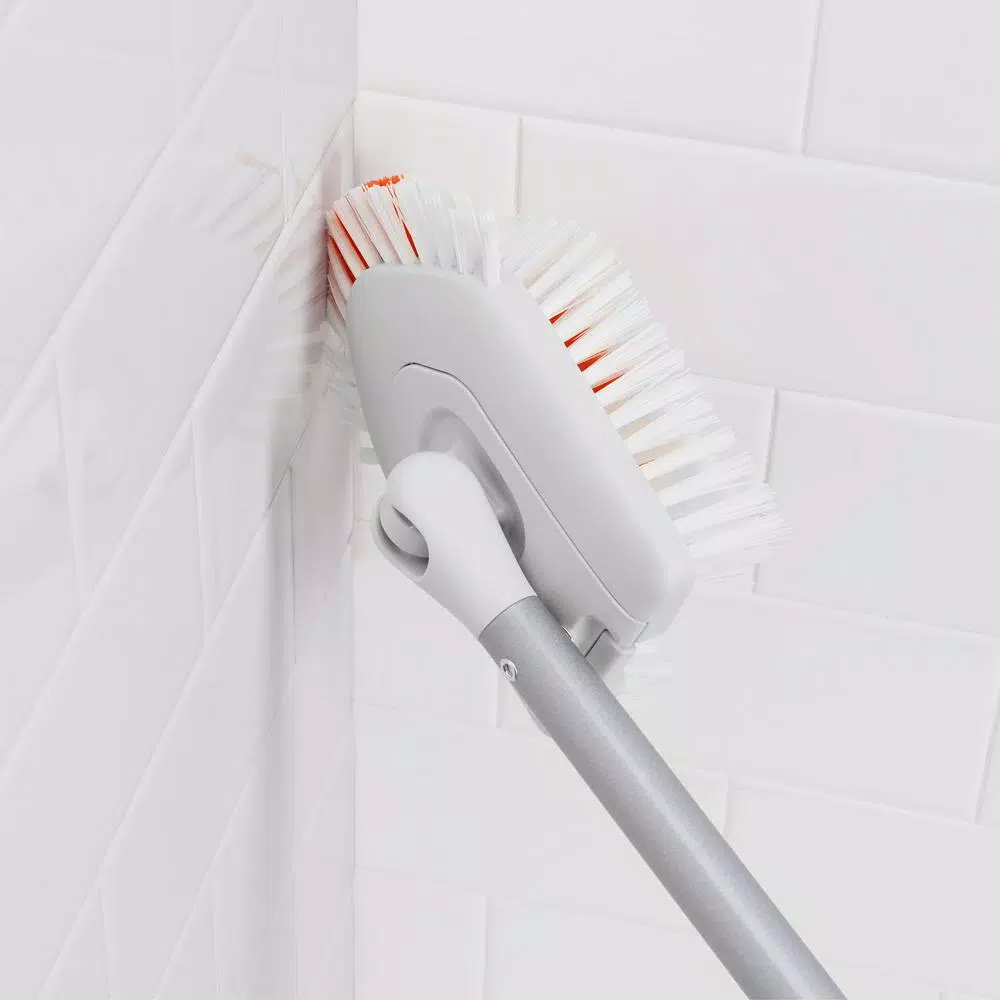 OXO Good Grips Extendable Tub and Tile Scrub Brush with Long Handle